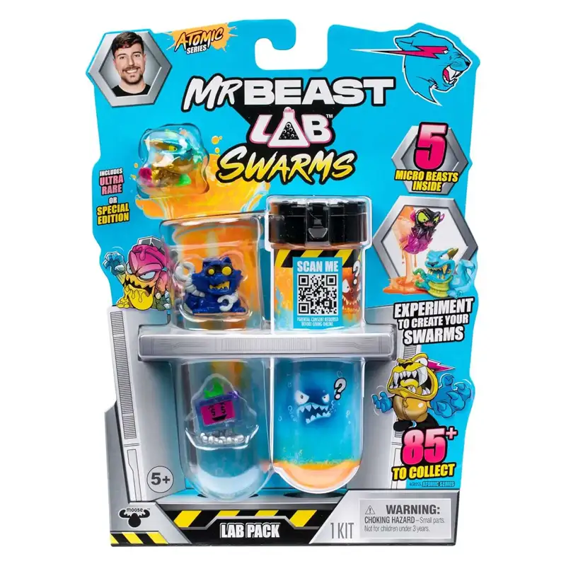 Moose Mrbeast 24746 Lab Swarms Con 5 Figuras Sortido S2