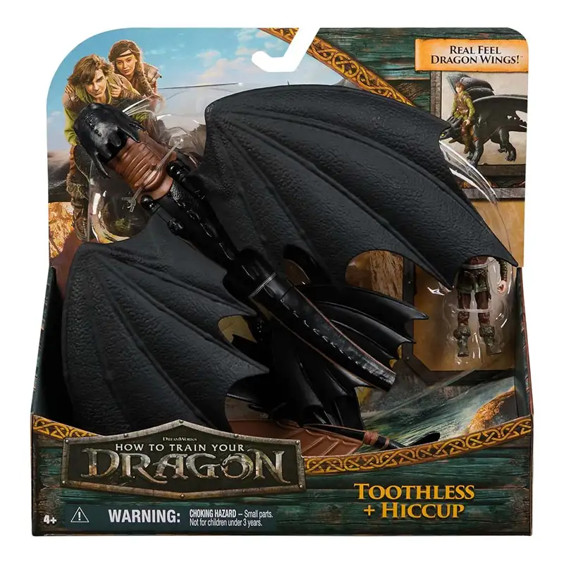 Spin Master Cómo Entrenar A Tu Dragón 6072587 Vikingo Y Dragon Live Action 4 Surtido