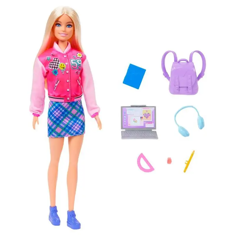Mattel Barbie Hrg84 Muñeca Set Estudiante