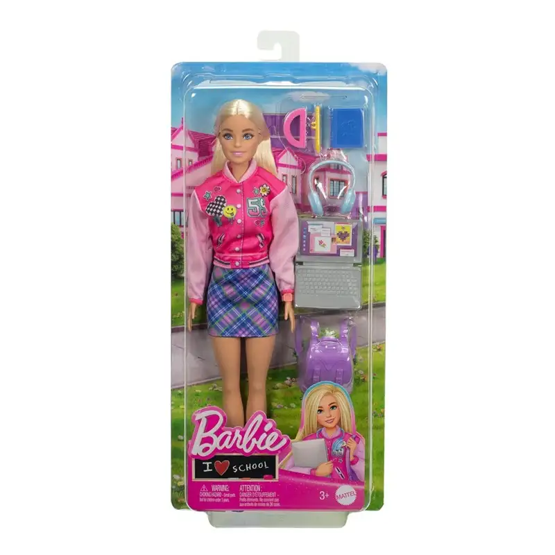 Mattel Barbie Hrg84 Muñeca Set Estudiante