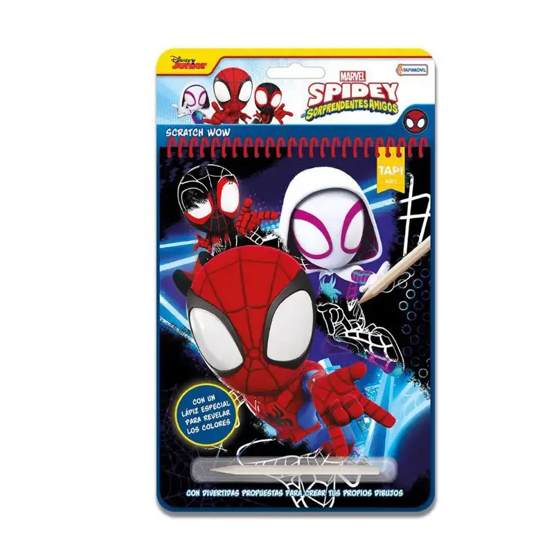 Tapimovil Disney Vsp03324 Libro Para Raspa Wow Spidey Amigos