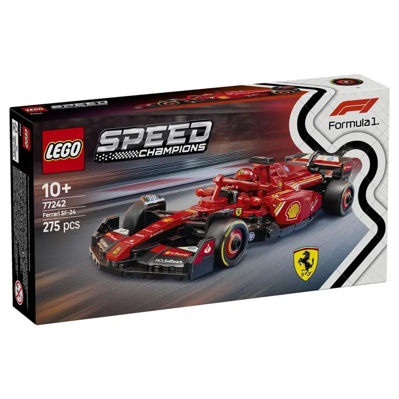 Lego Speed Champions 77242 Vehiculo De Carreras Ferrari Sf-24 F1
