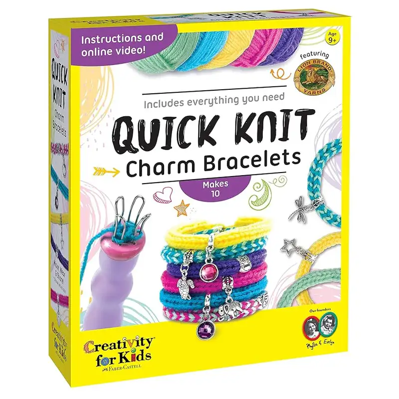 Creativity For Kids 6305000 Kit De Pulseras De Punto R‡pido