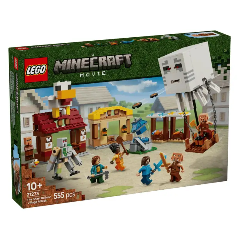 Lego Minecraft 21273 El Ataque A La Aldea Del Globo De Ghast