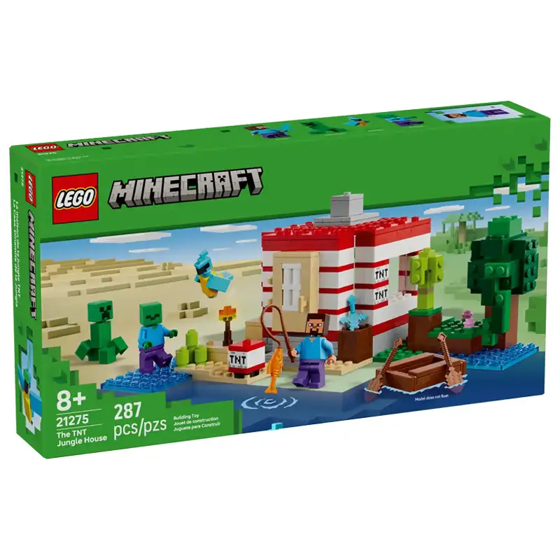 Lego Minecraft 21275 La Casa Dinamita De La Selva