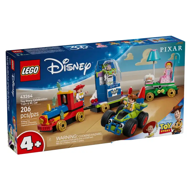 Lego Disney 43264 Tren De Celebracion De Toy Story Con Carro Rc
