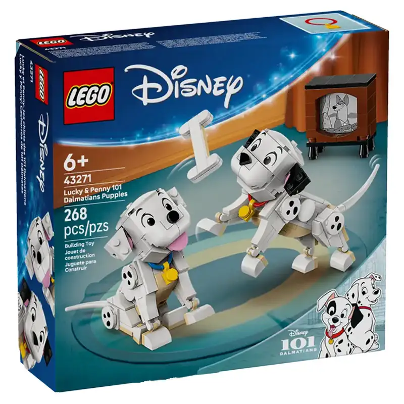 Lego Disney 43271 Lucky & Penny 101 Dalmatas Cachorros