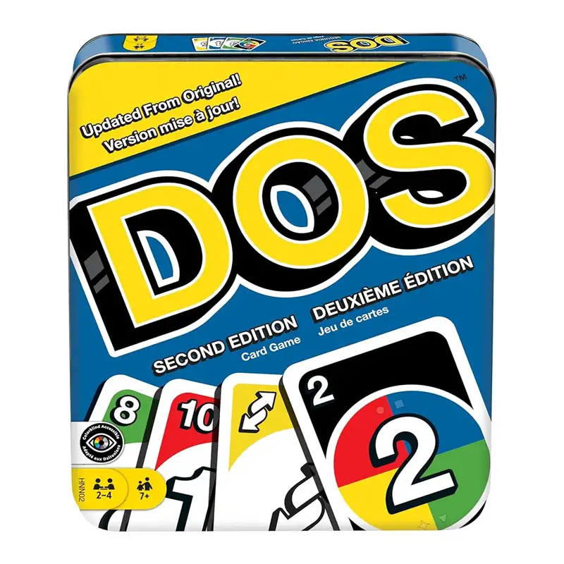 Mattel Uno Hnn02 Juego De Mesa Dos (Caja De Metal)