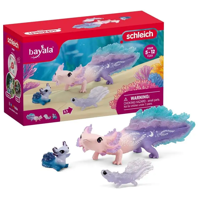 Schleich 42628 Set De Descubrimiento De Ajolotes