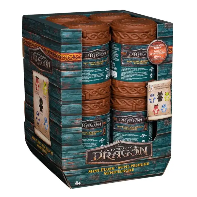 "Boing Toys CÑmo Entrenar A Tu DragÑn 6072910 Httyd 4 Peluche Coleccionable 3"" Surtido"