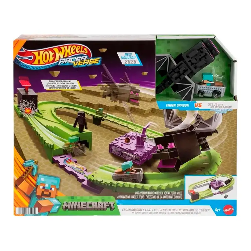Mattel Hot Wheels Jfp34  Pista Minecraft