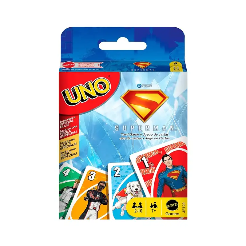 Mattel Uno Jft29 Uno Superman La Pelicula