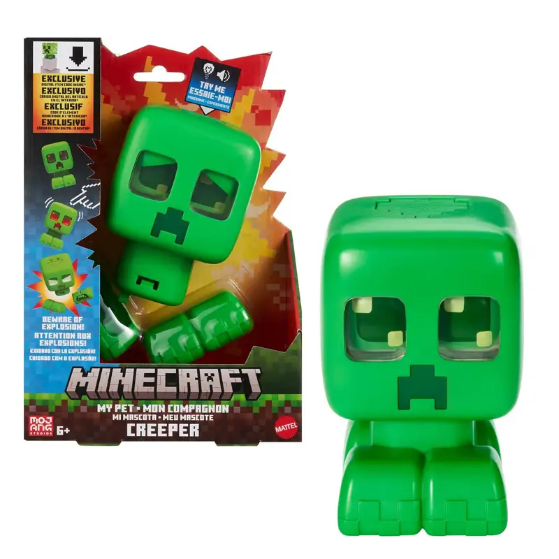 Mattel Minecraft Jgx49 Mascota Creeper De Peluche