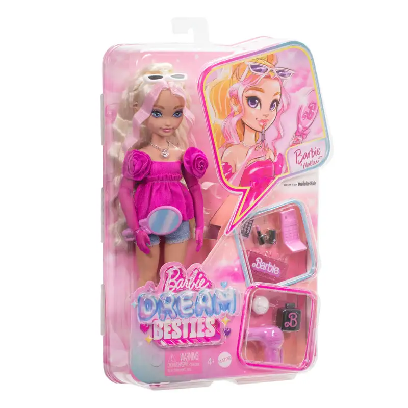 Mattel Polly Pocket Hyc21  Dream Besties Muneca Rubia De Playa