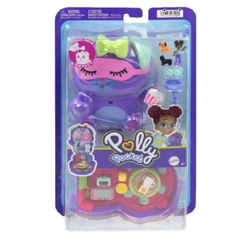 Mattel Imaginext Jgk23 Polly Pocket Estuche Compacto Mundo Animal