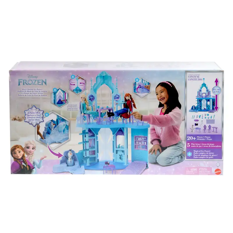 Mattel Disney Princesas Jgg41 Disney Frozen Castillo De Hielo Para Munecas