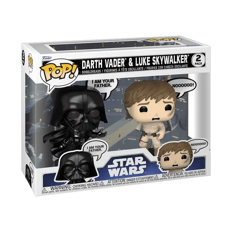 Funko Star Wars 83594 Pop  Vader Y Luke