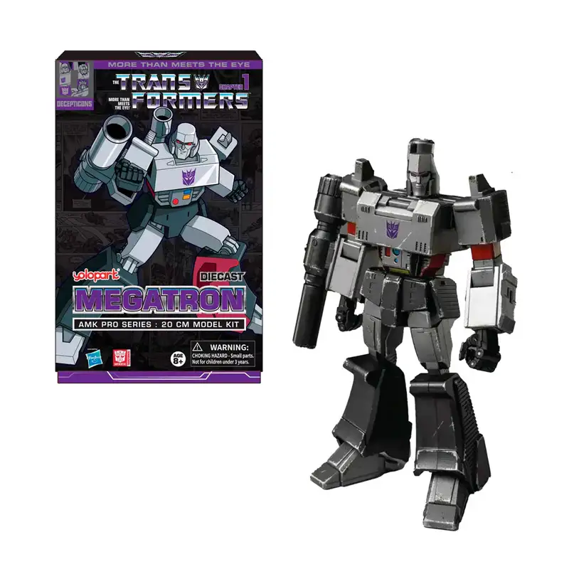 Hasbro Transformers Amkpg1Mg Kit Para Armar Figura Articulada Megatron 20 Cm Estilo Clasico
