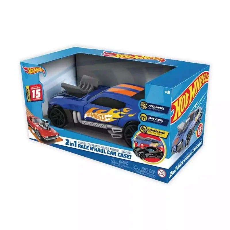 Mattel Hot Wheels Hwcc15R Maletin Y Auto De Carreras Tipo 2 En 1 Para Jugar Y Guardar