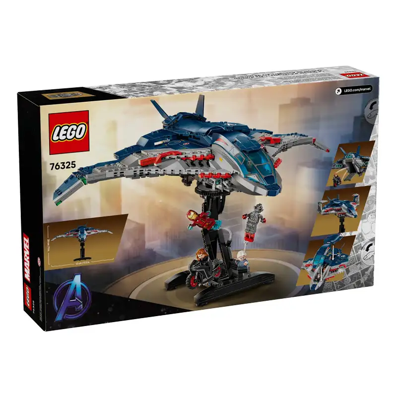 Lego Marvel 76325 Quinjet Vengadores Era De Ultron