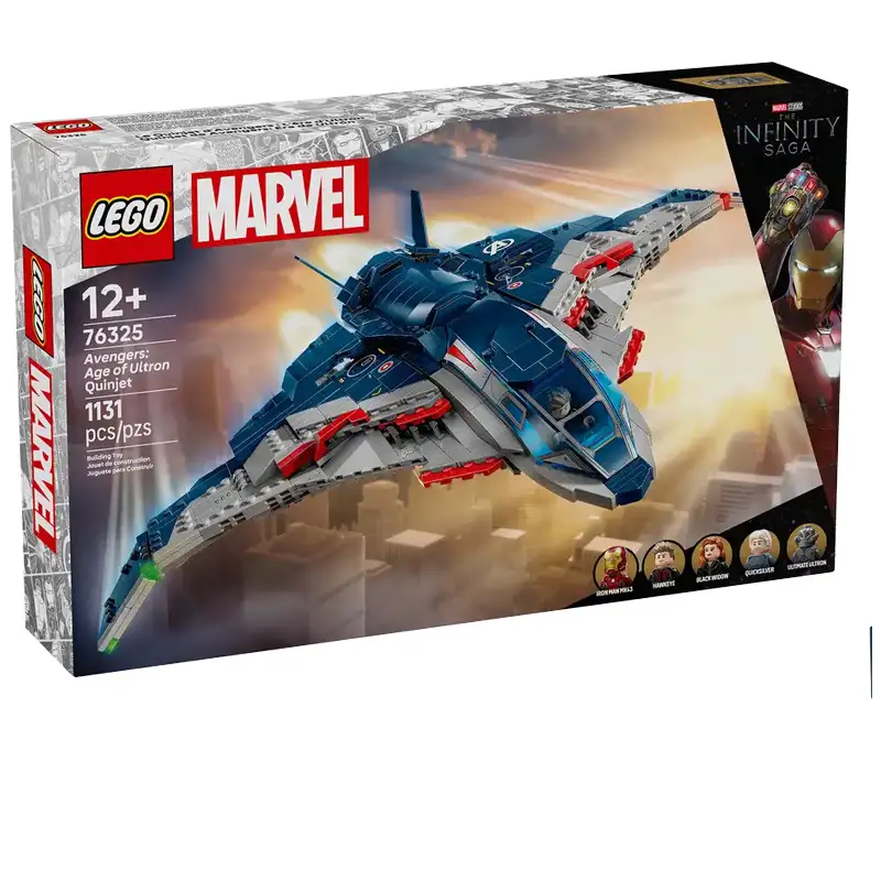 Lego Marvel 76325 Quinjet Vengadores Era De Ultron