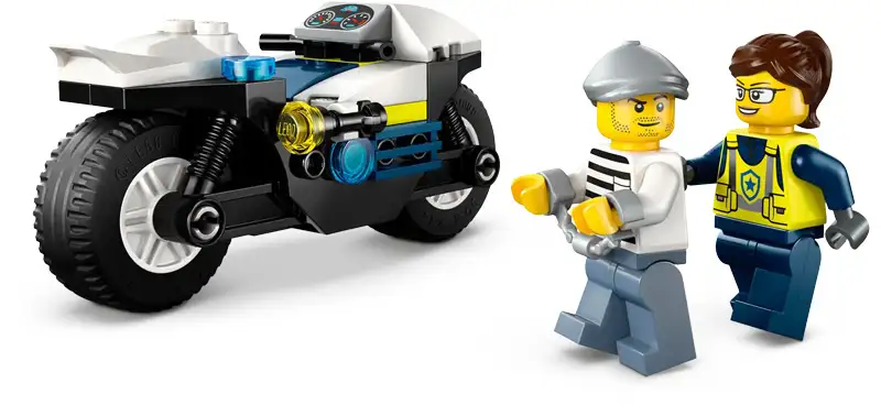 Lego City 60455 Persecucion Moto Policial