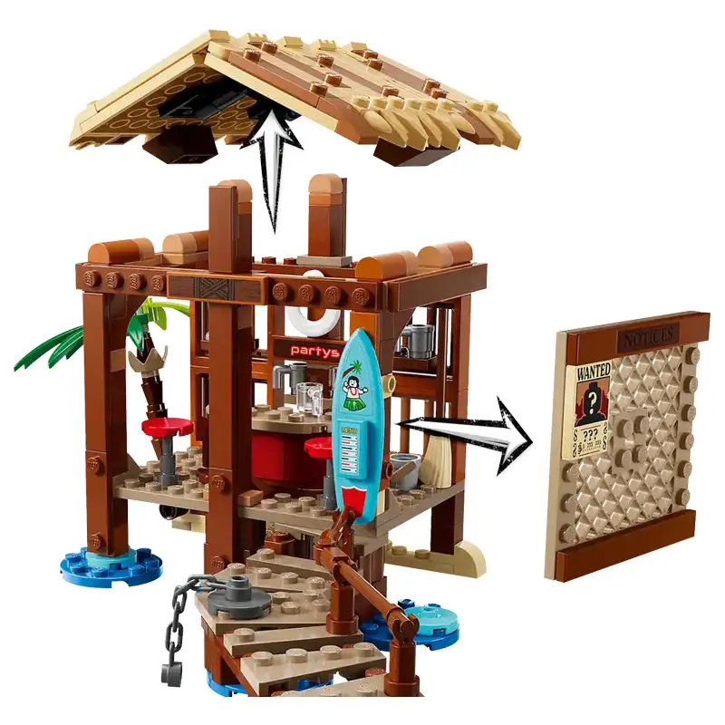 Lego One Piece 75636 Cabaña De La Aldea Molino De Viento