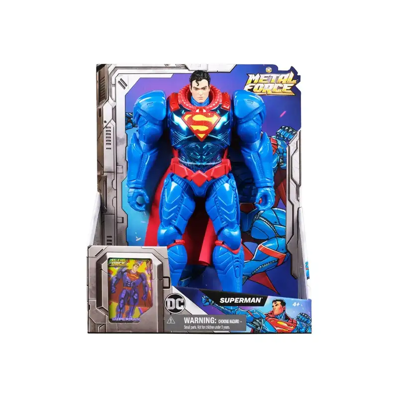"Mcfarlane Toys Dc Comics 6072667 Dc Metal Force Superman Figura Xl 12"""