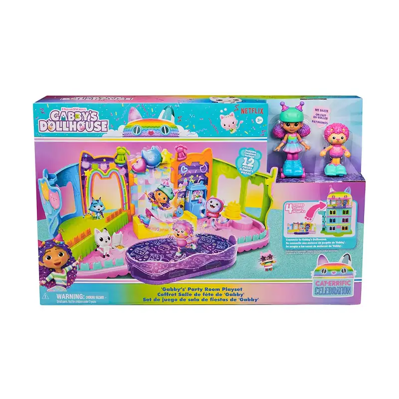 Spin Master Gabbys Dollhouse 6072633 Movie - Set De Fiesta