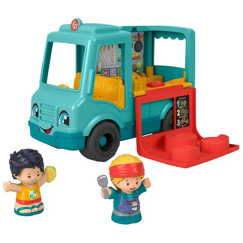 Mattel Fisher Price Jgx15 Camion De Comida Con Accesorios