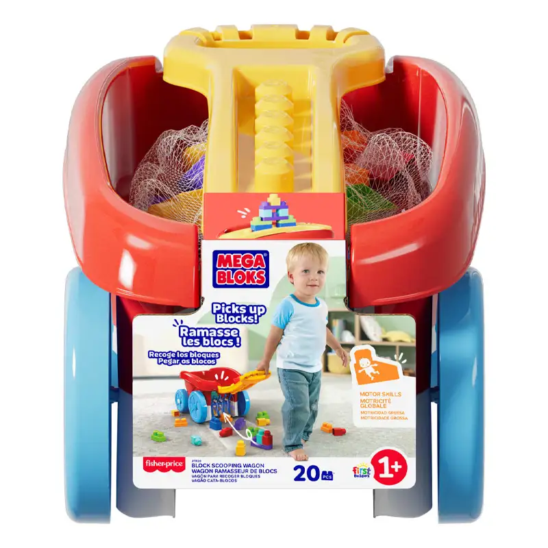 Mattel First Jfr30 Building Mega Bloks Carro Recoge Bloques