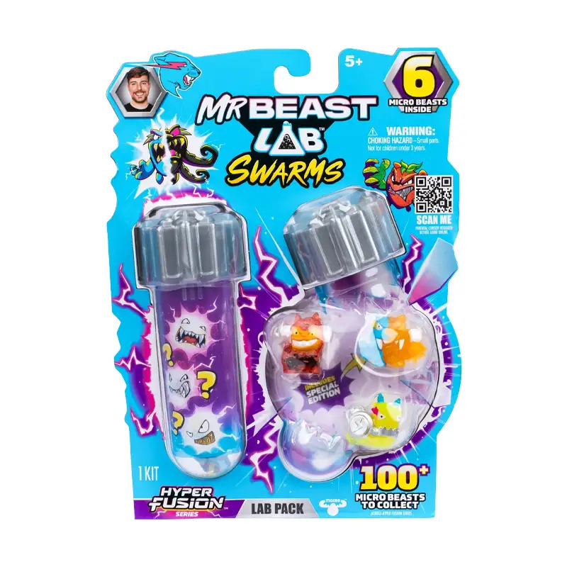 Moose 24780 Mrbeast S3 Lab Swarms Figuras Surtidas