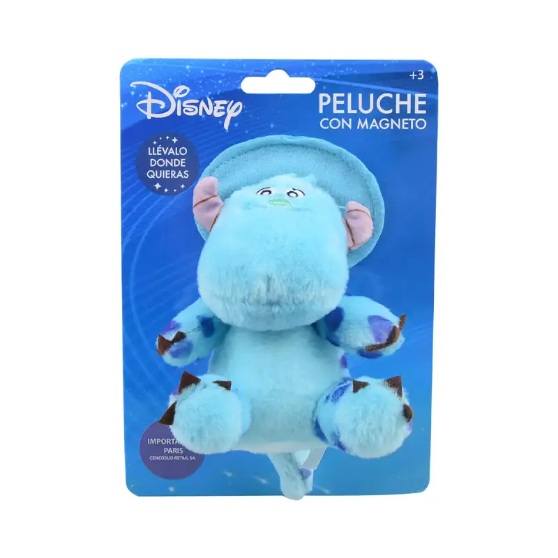 Foster Disney 40188-Mu Sulley Peluche Hombro Magnetico 6 Pulgadas