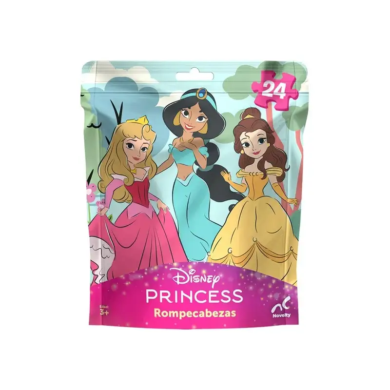 Novelty Disney Princesas 11177-Pr Rompecabezas En Bolsa 24 Piezas