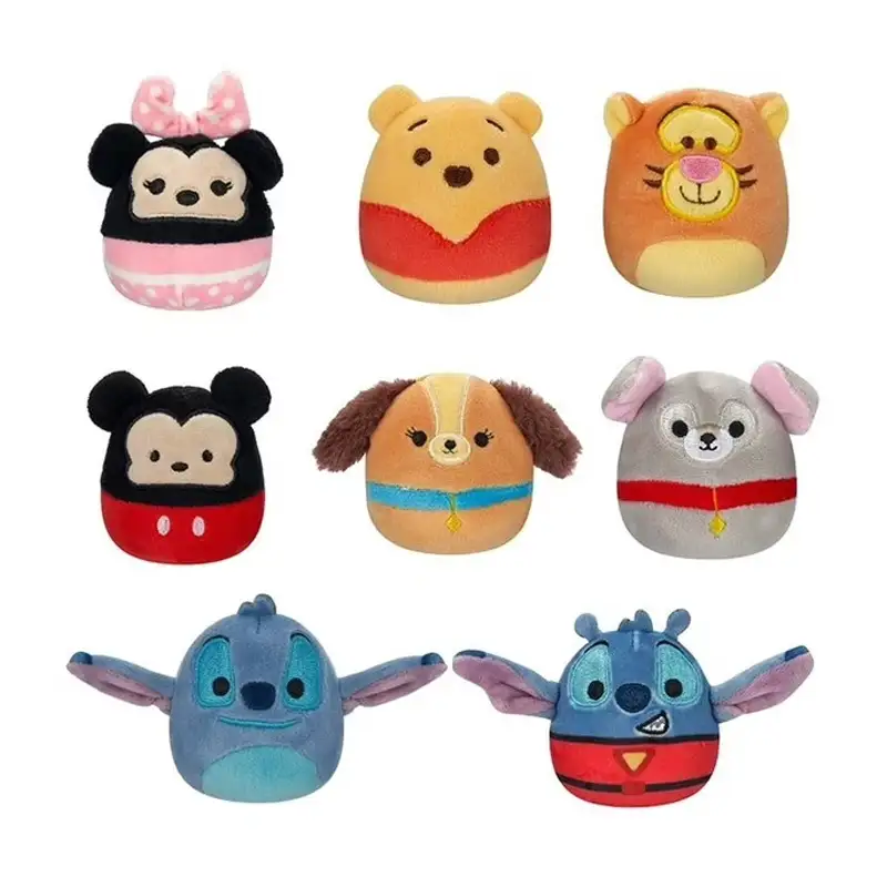 Jazwares Squishmallows Sqdi01467 Peluches Disney Fuzzamallows Surtido 8 Pulgadas