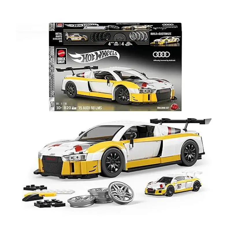 Mattel Hot Wheels Jgr28 Tienda De Bloques Audi Rs8 Lms Velocidad