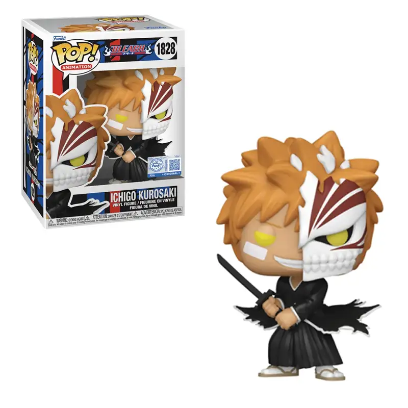 Funko Pop! 84952 Anime Bleach Ichigo Media Mascara Figura Vinil