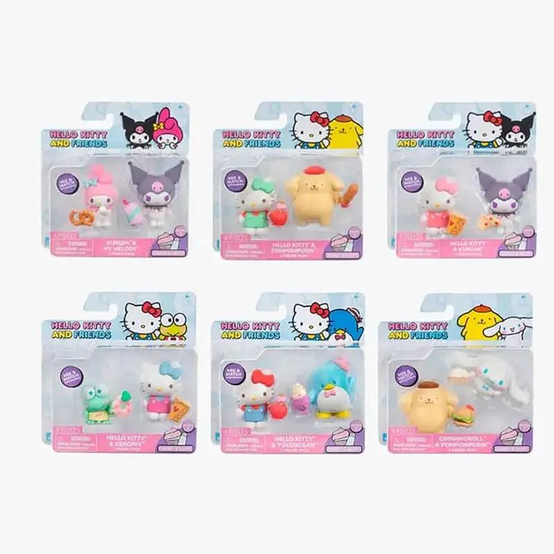 Jazwares Hello Kitty Hkt0001 Hkt Paquete De 2 Figuras Surtido