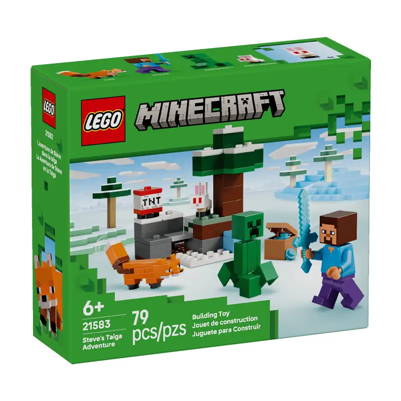 Lego Minecraft 21583 Aventura De Steve En La Taiga