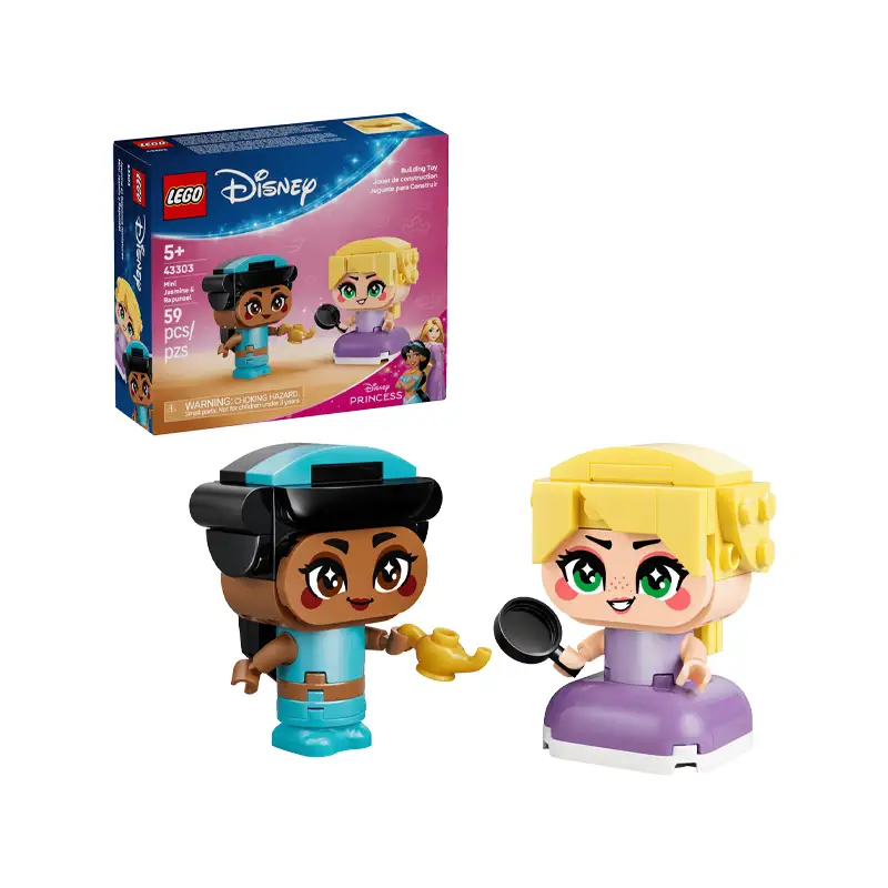 Lego Disney 43303 Mini Jasmine Y Rapunzel