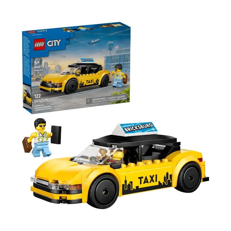 Lego City 60487 Taxi Amarillo