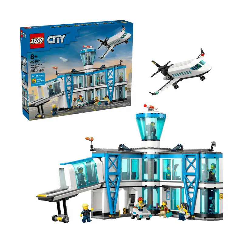 Lego City 60502 Aeropuerto Con Avion