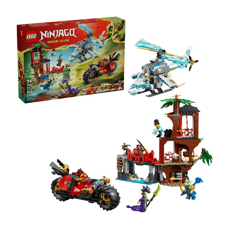 Lego Ninjago 71857 Escondite Arbol De Vehiculos Ninja
