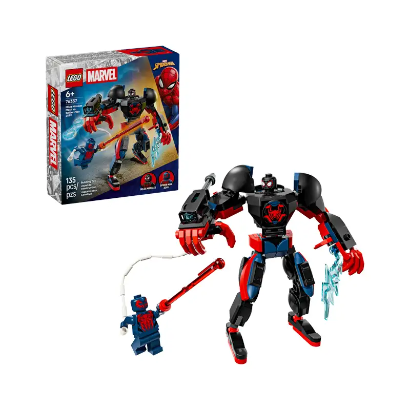 Lego Marvel 76337 Mech De Miles Morales Contra Spiderman