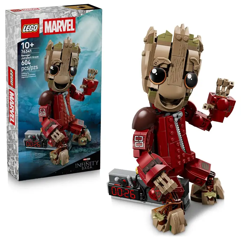 Lego Marvel 76341 Super Heroe Ravager Jumpsuit Groot