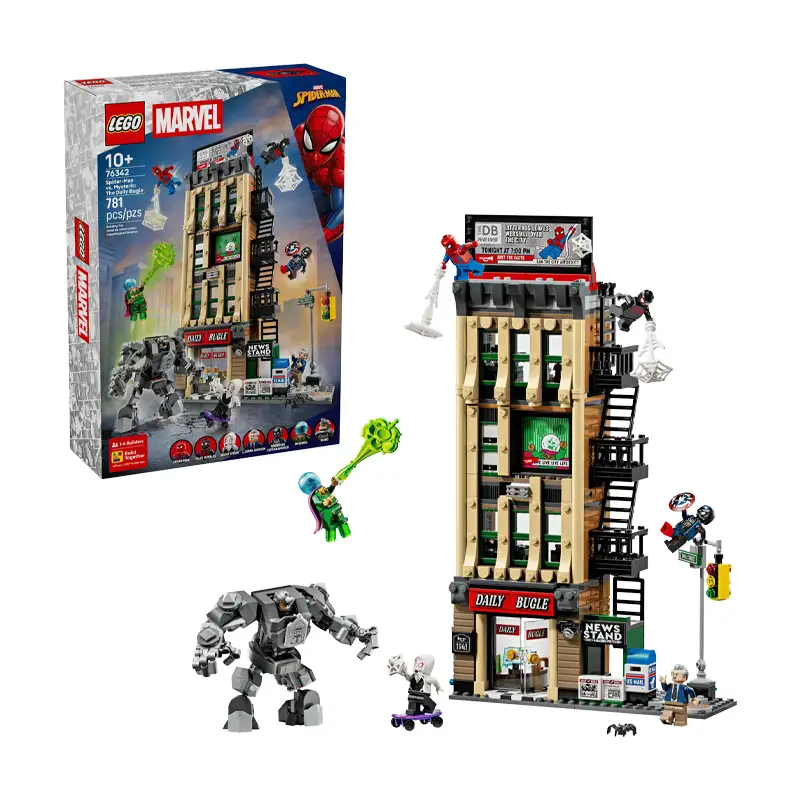 Lego Marvel 76342 Spider Man Contra Mysterio El Daily Bugle