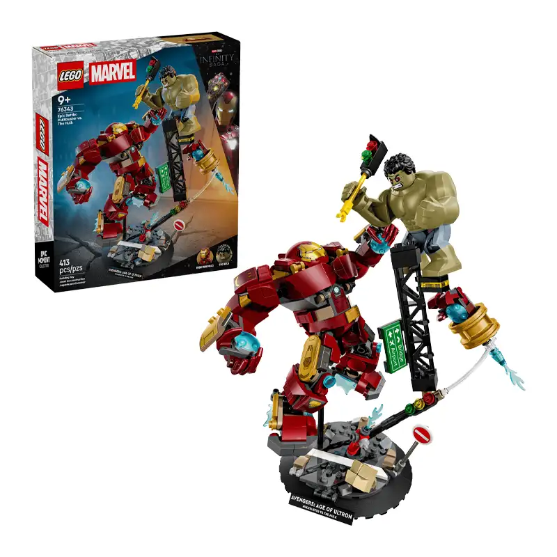 Lego Marvel 76343 Batalla Epica Hulkbuster Contra Hulk
