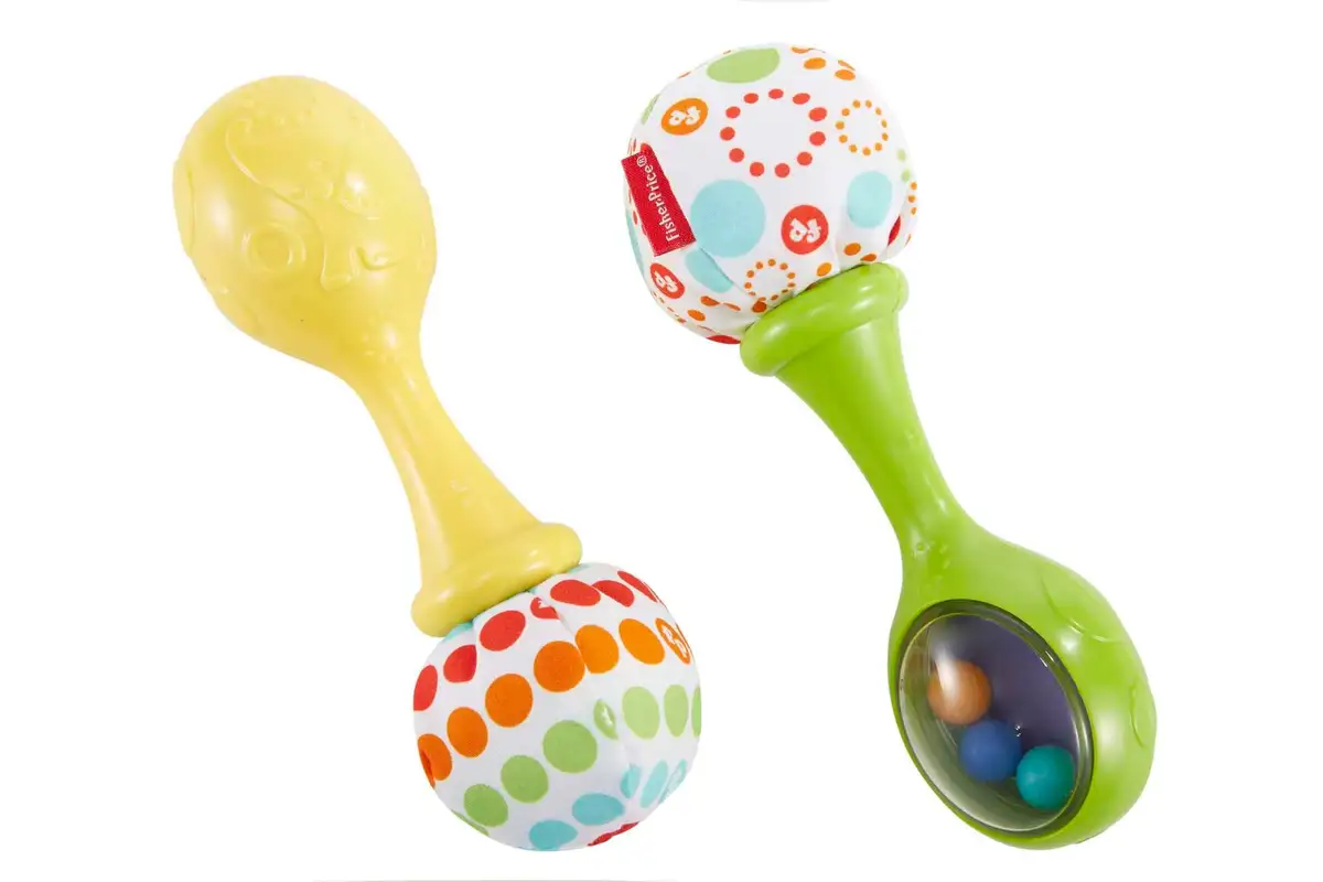 Mattel Fisher Price Hmf34 Maracas Rattle 'N Rock Para Recien Nacidos
