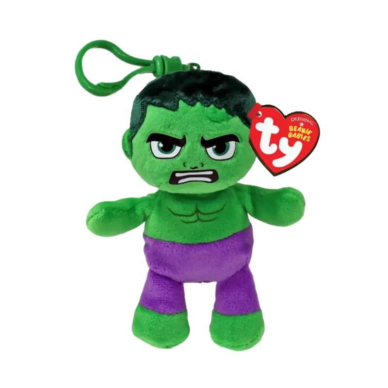 Ty Beanies Marvel 34006 Hulk Clip