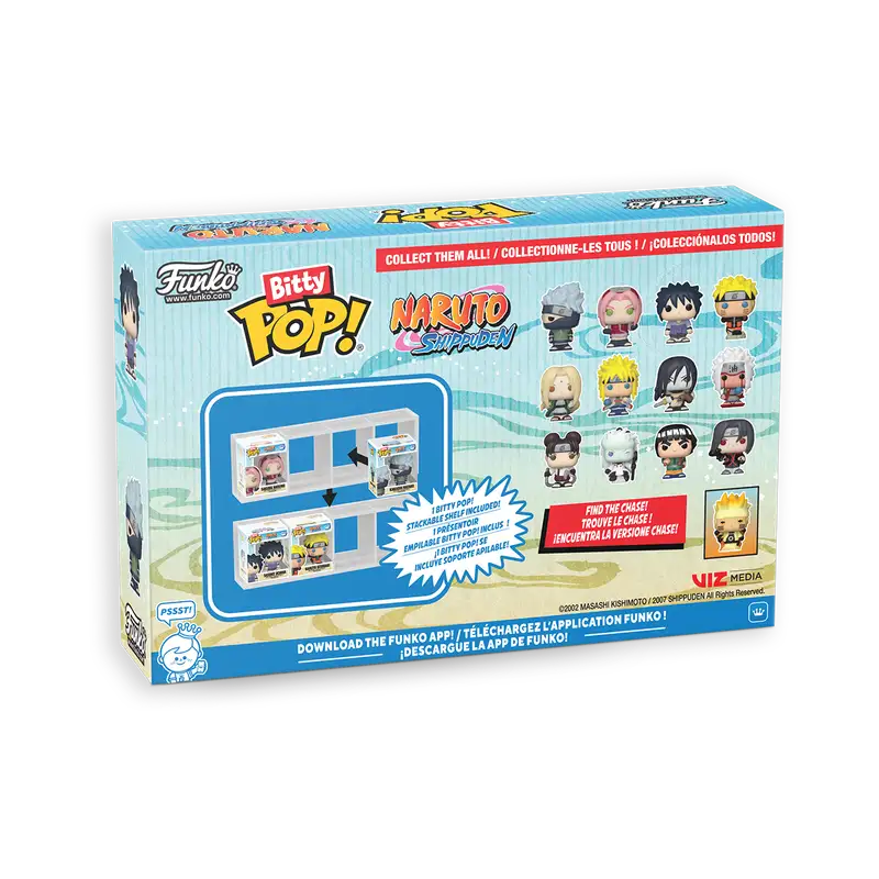 Funko Pop! 92503 Bit Naruto Batallas Paquete De 4 Unidades